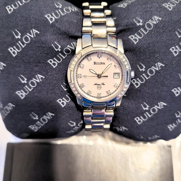 Bulova Women's Marine Star Diamond Dress Watch - Picture 7 of 7